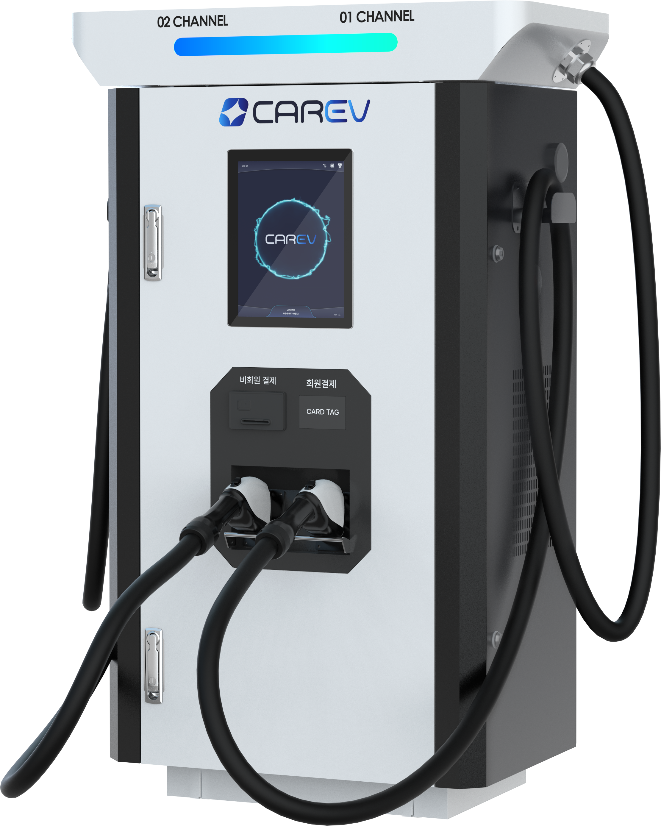 카리브 CAREV 100kW 급속 충전기 2CH 전기차 충전기 2
